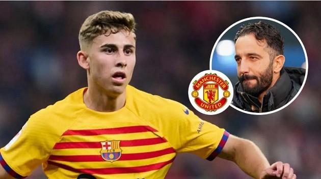 Fermin Lopez trong màu áo Barcelona, thể hiện tiềm năng phát triển lớn