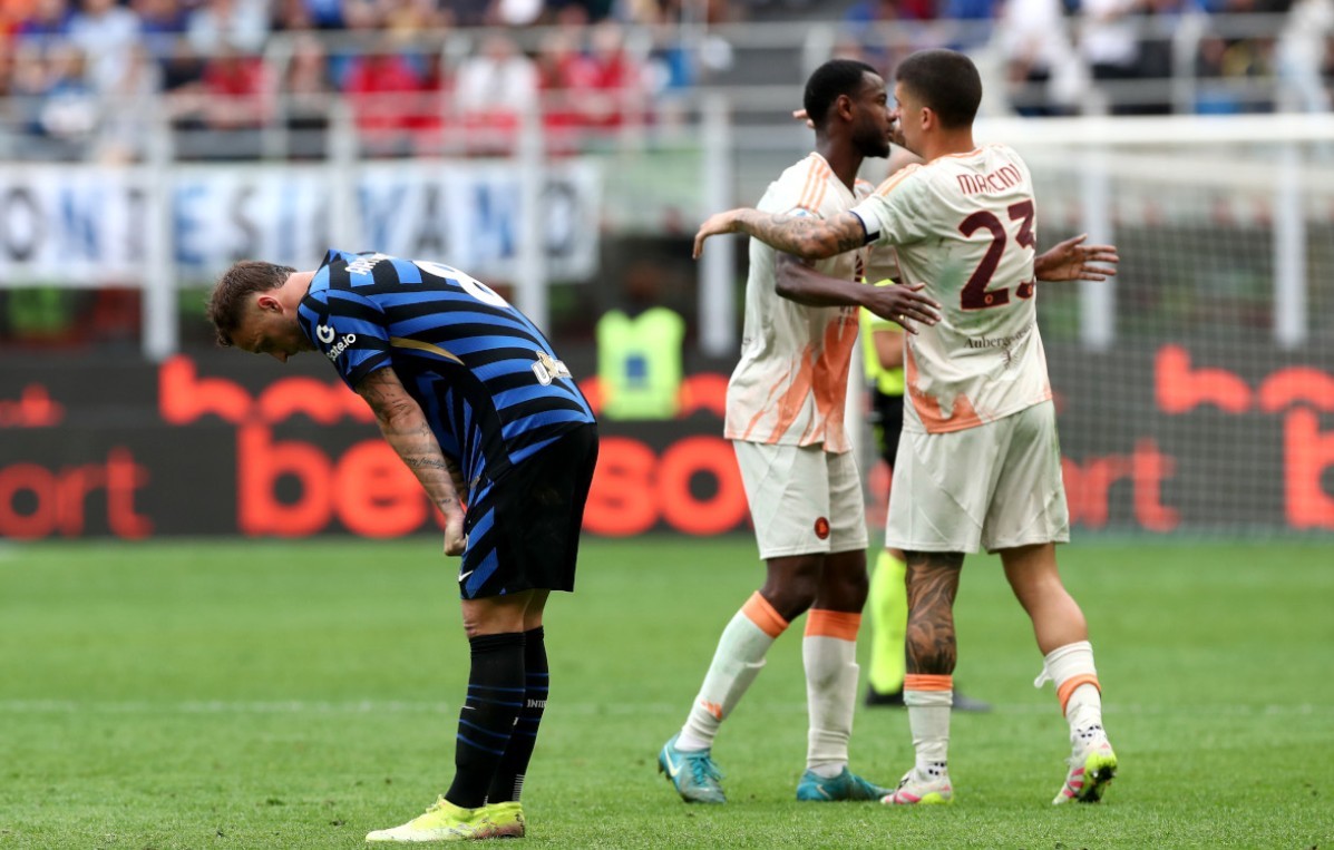 Inter Milan gục ngã trước AS Roma.