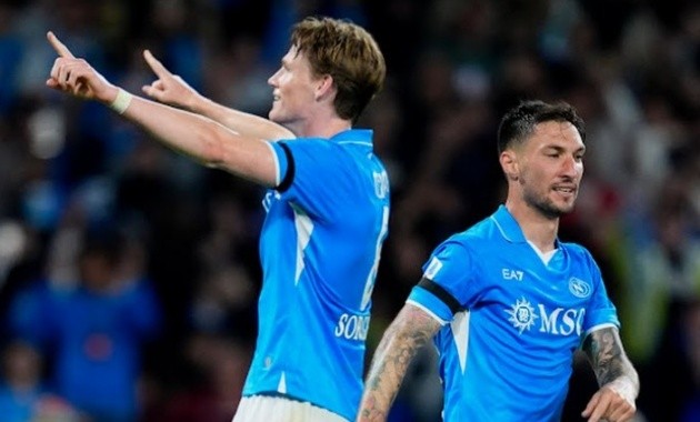 McTominay ăn mừng bàn thắng mở tỷ số vào lưới Torino trong trận đấu thuộc khuôn khổ Serie A.