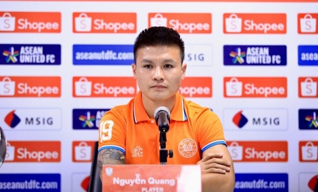 Quang Hải quyết tâm cùng CAHN giành cúp vô địch