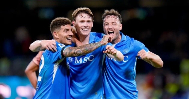 Tiền vệ Scott McTominay thể hiện vai trò quan trọng trong lối chơi của Napoli dưới thời Conte