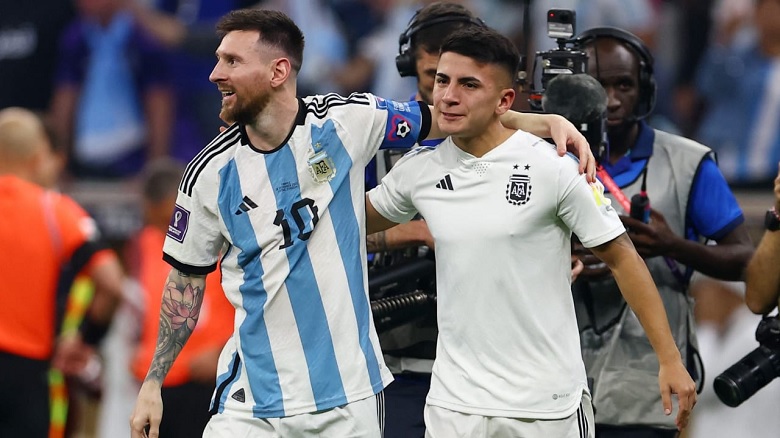 Thiago Almada, cầu thủ Argentina vô địch World Cup 2022, sắp gia nhập Atletico Madrid
