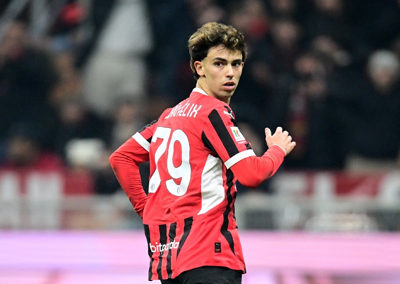 Tiền đạo Joao Felix thi đấu cho AC Milan theo dạng cho mượn từ Chelsea