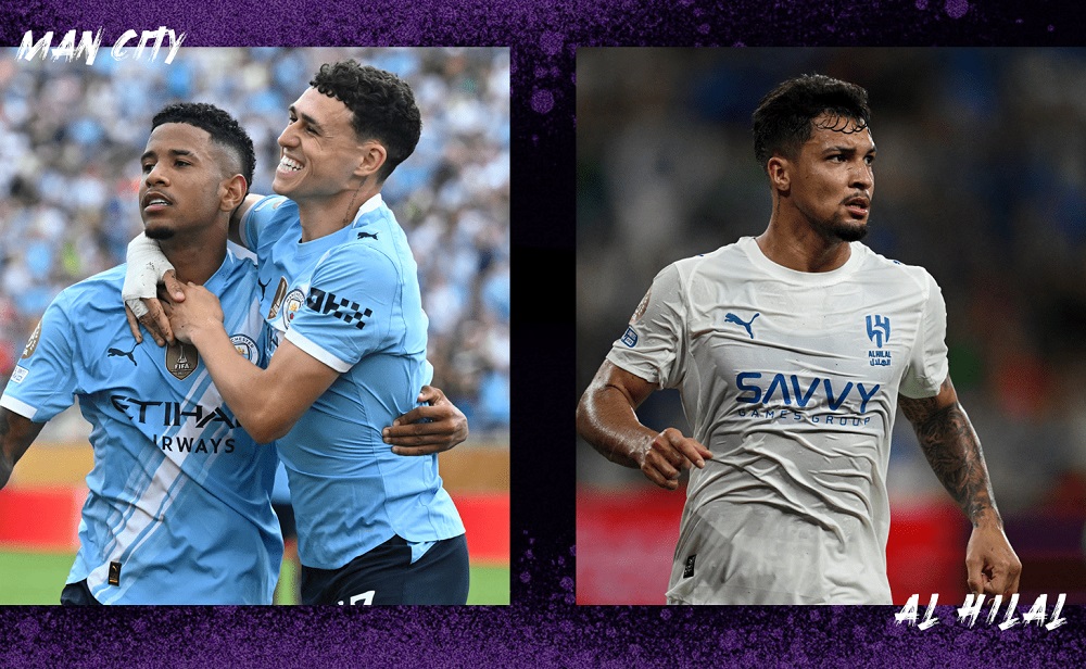 Cầu thủ Man City và Al Hilal tranh bóng trong trận đấu FIFA Club World Cup 2025