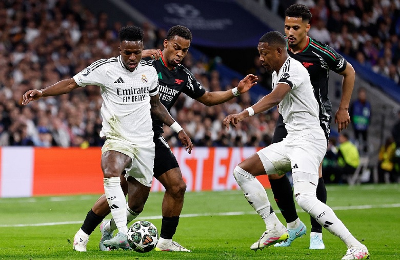 Cầu thủ David Alaba của Real Madrid, một trong những cái tên đối mặt nguy cơ rời đội sau mùa giải 2024/2025.