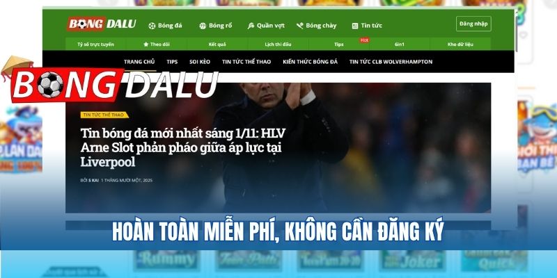 Đăng ký tài khoản bongdalu hoàn toàn miễn phí Hoàn toàn miễn phí, không cần đăng ký