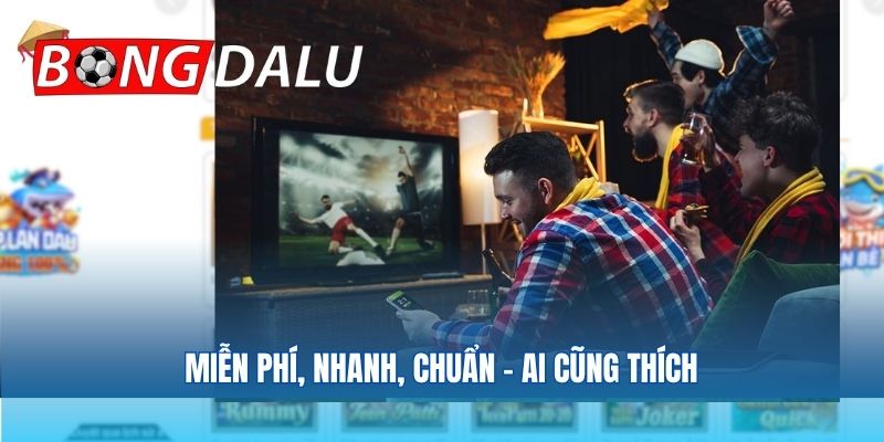 Người dùng có thể đánh dấu yêu thích đội bóng